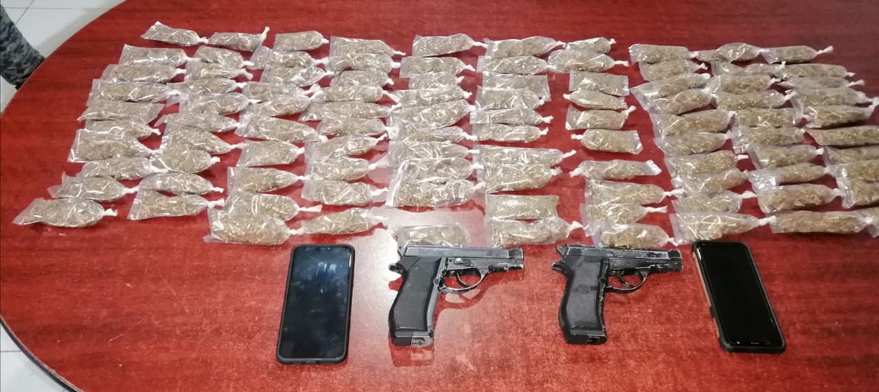 Detiene SSP a dos personas por delitos contra la salud, en Tapachula