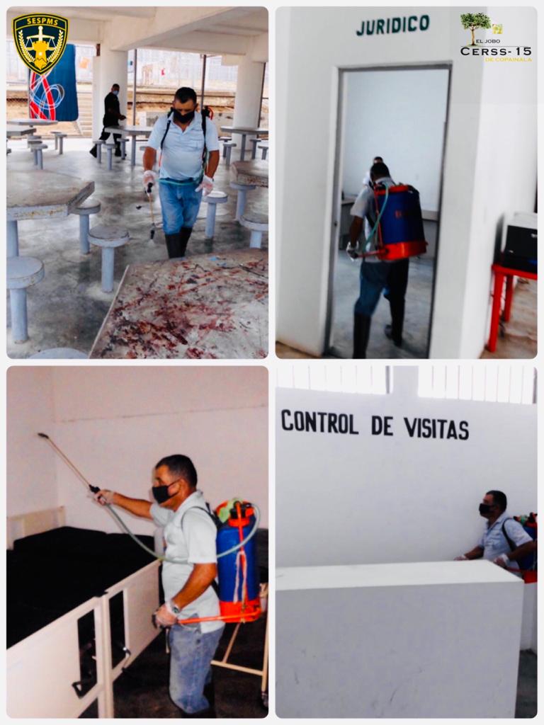 SSP realizó desinfección en Cerss de Copainalá