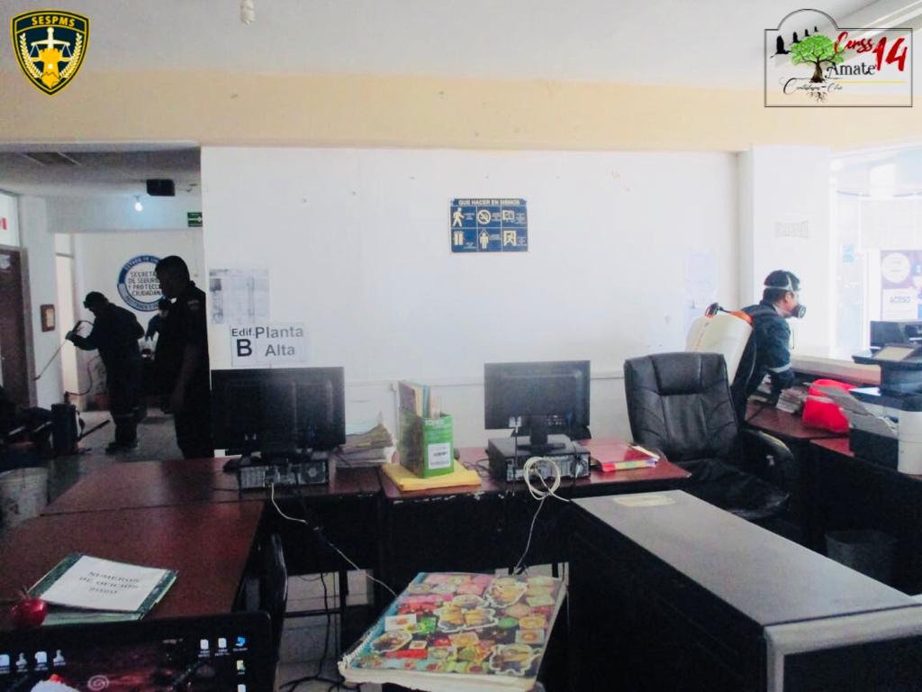 Realiza SSP fumigación en Cerss 14, “El Amate”