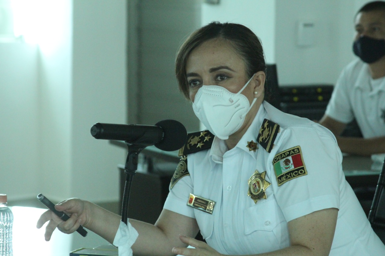 Participa SSP en fortalecimiento de filtros sanitarios en la zona centro de Tuxtla Gutiérrez