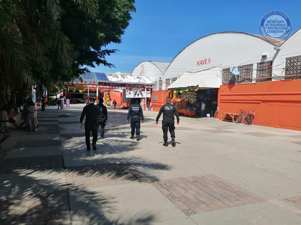 Centro y mercados seguros con operativo pie tierra