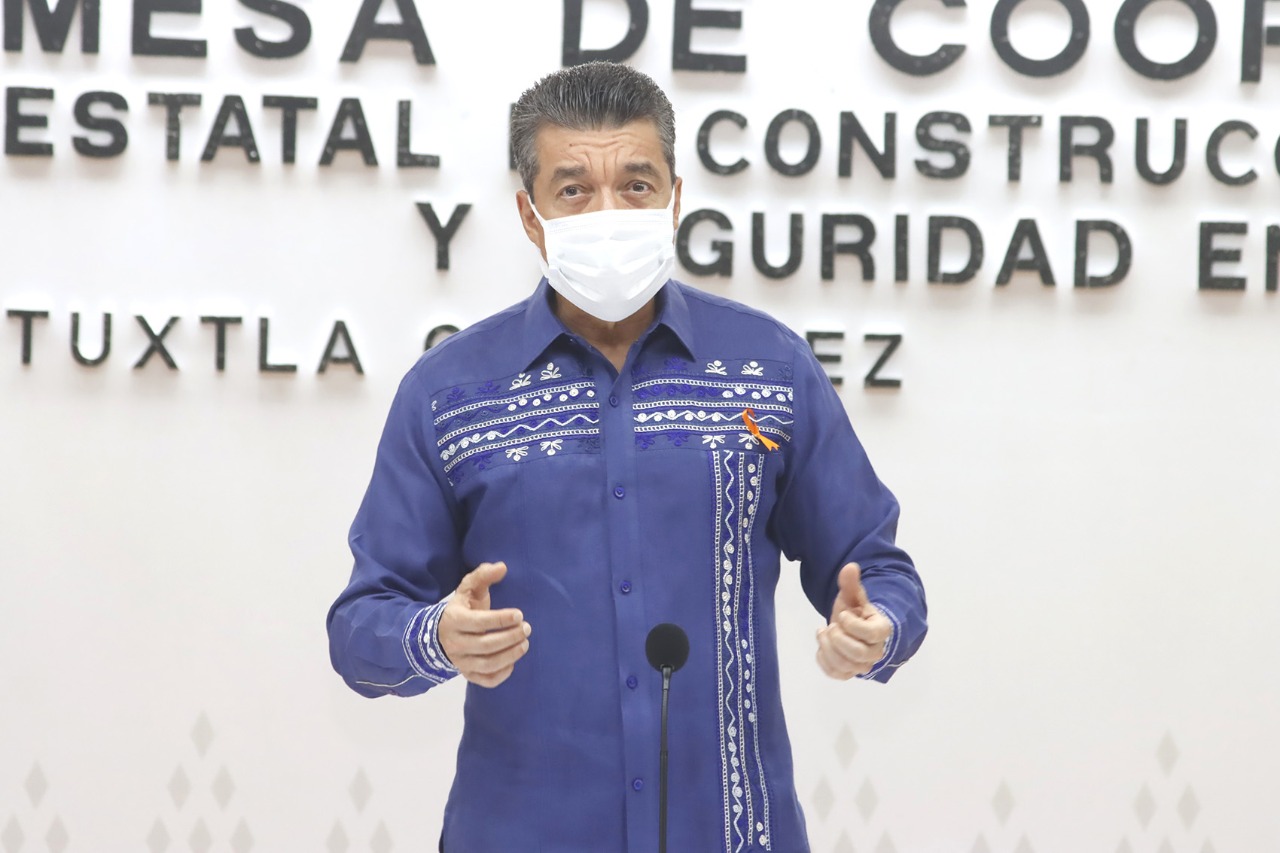 Chiapas registra 48 horas sin delitos de alto impacto: Rutilio Escandón