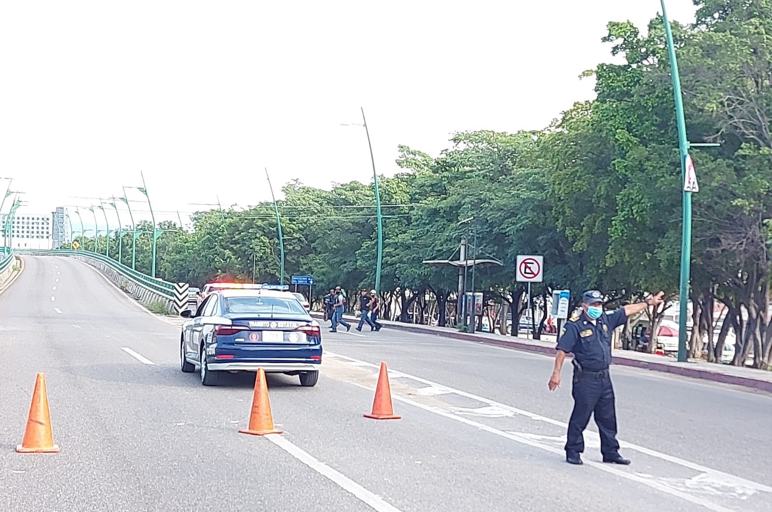 Despliega SSP cierre parcial de vialidad en Libramiento Sur por obra pública