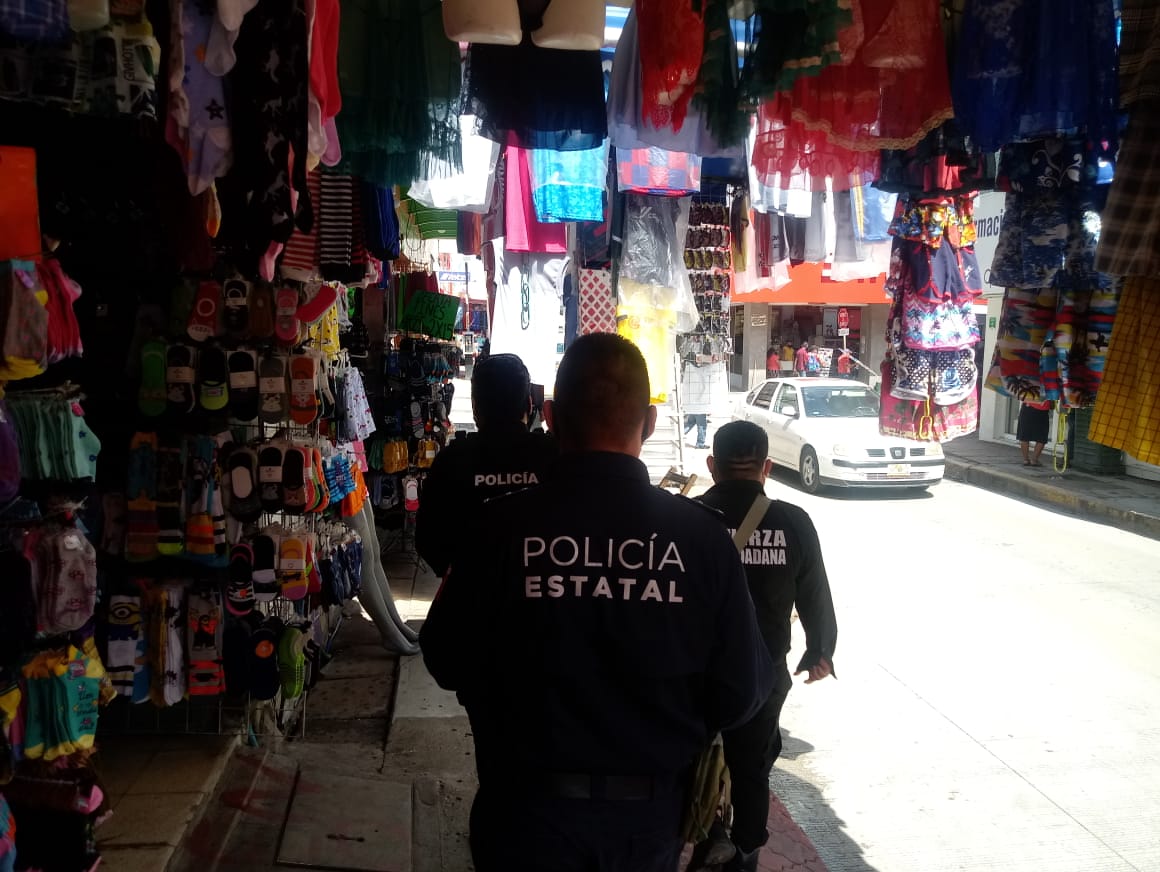 Refuerza SSP acciones de seguridad en mercados de Tuxtla Gutiérrez
