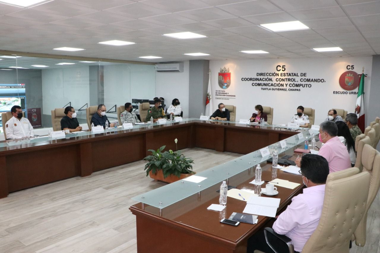 Se realiza la tercera Mesa de Estrategia de Seguridad y Protección en Contexto Electoral en Chiapas