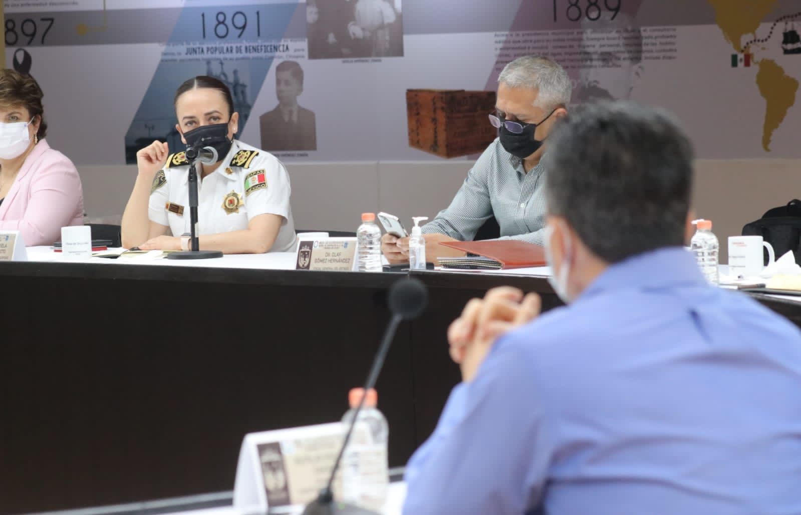Permanecerán acciones operativas y preventivas hasta que concluya el proceso electoral: SSP