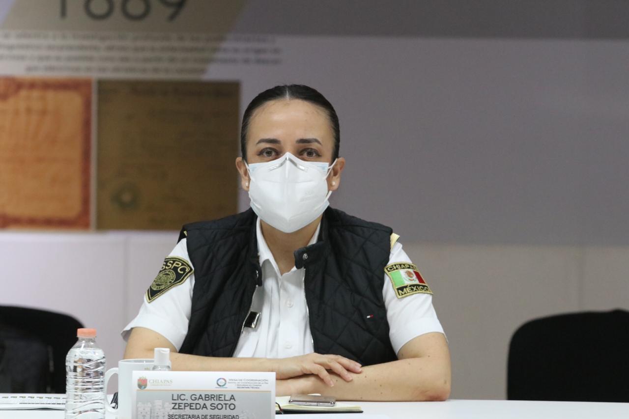 Coordinación de Federación, Estado y Municipios garantiza la seguridad en Chiapas: Zepeda Soto