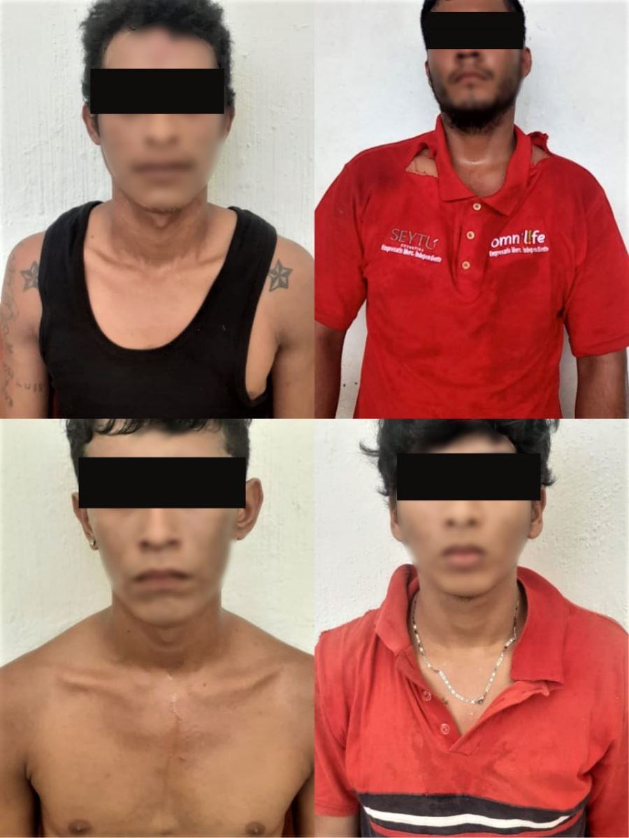 Detiene la SSP a cuatro personas por robo con violencia, en el Soconusco