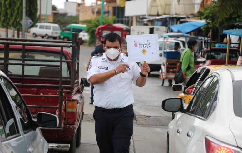 SSP celebra Día Internacional del Peatón, en Tapachula