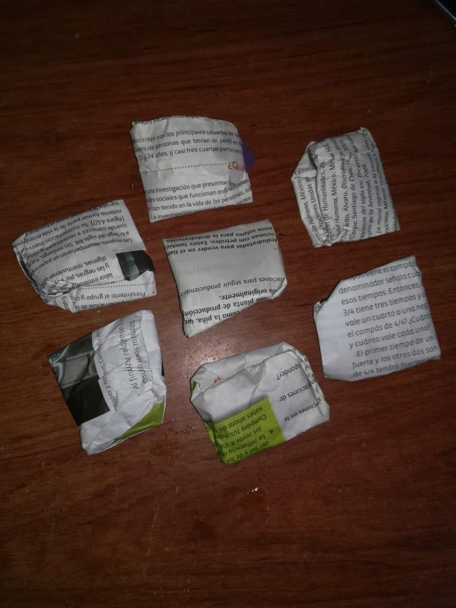 SSP asegura presunta droga a dos personas