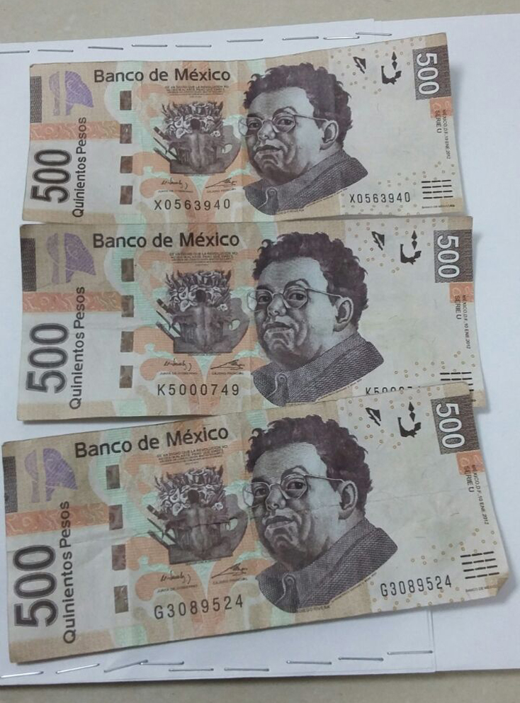 SSP detienen a una persona que pagaba en negocios con billetes falsos