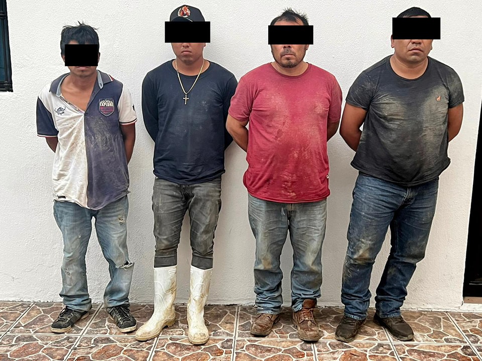 Detiene SSyPC a cuatro implicados en robo con violencia en la región de Mezcalapa