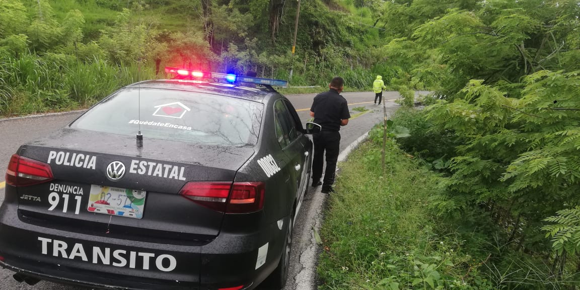 SSP implementa operativos de vigilancia ante deslaves y derrumbes en carreteras estatales