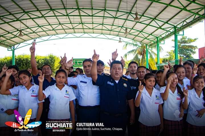 SSP trabaja en cultura vial en municipio fronterizo