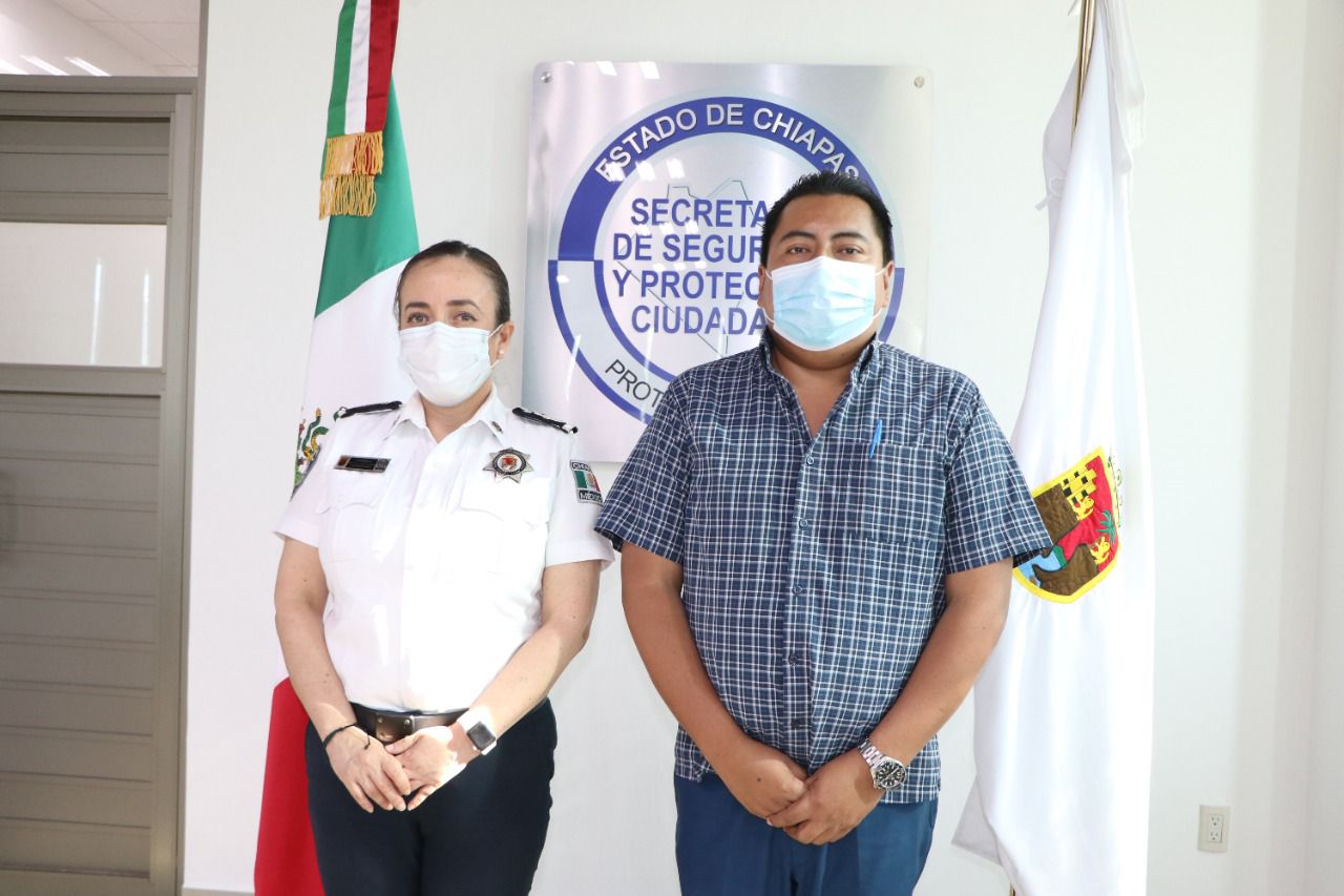 Encabeza Zepeda Soto reunión de trabajo con alcalde de Chiapa de Corzo