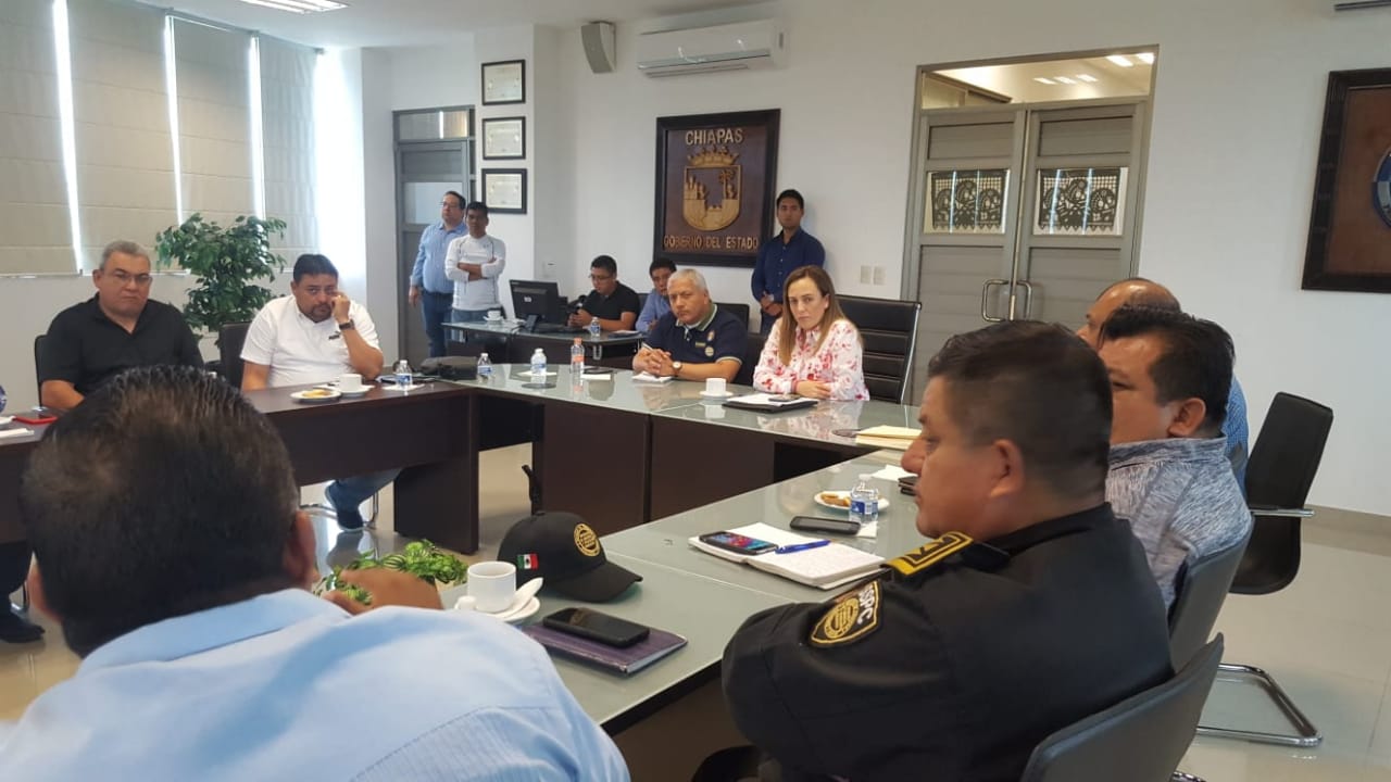 Encabeza titular de SSP reunión de trabajo para redoblar seguridad en Chiapas