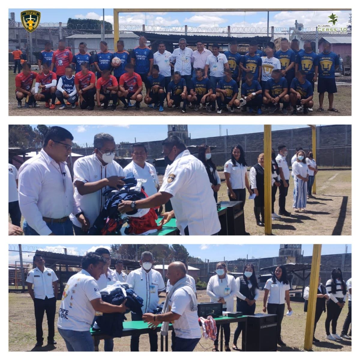 Entrega SSP uniformes deportivos en CERSS 10 de Comitán