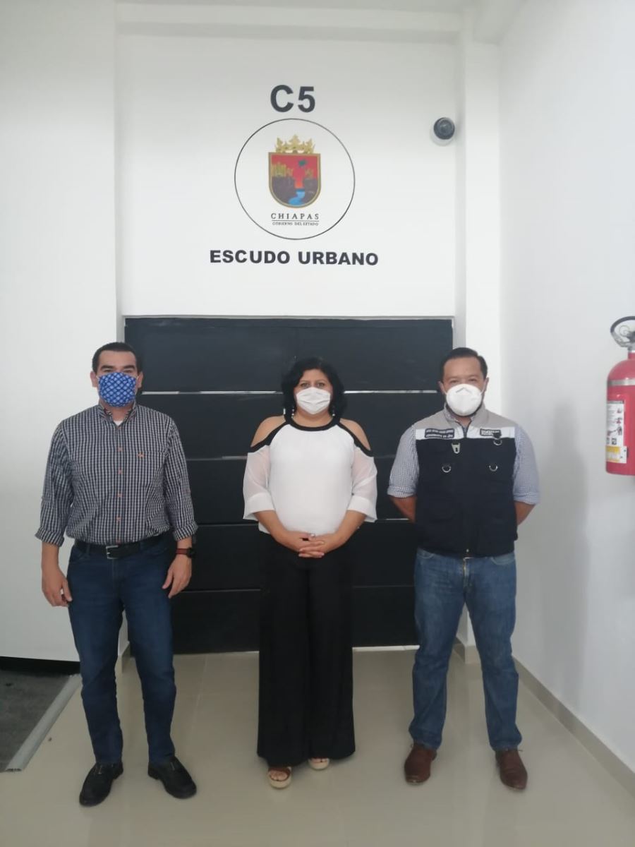 Suma SSP a Bomberos del Estado de Chiapas al proyecto Escudo Urbano C5