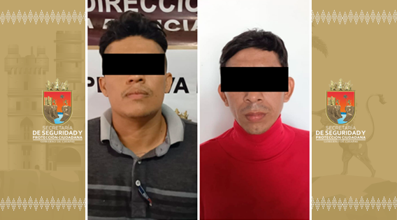 Detiene SSyPC a dos presuntos pandilleros en Tuzantán