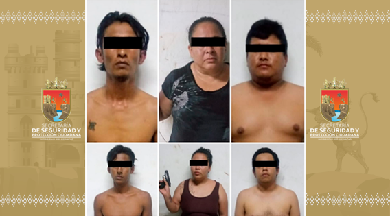 Detiene SSP a implicados en diversos delitos en Berriozábal