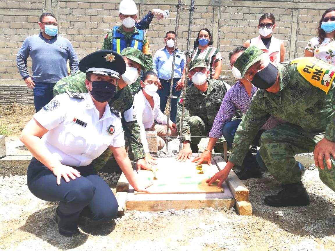Encabeza titular de SSP inicio de construcción del cuartel de la Guardia Nacional en Bochil