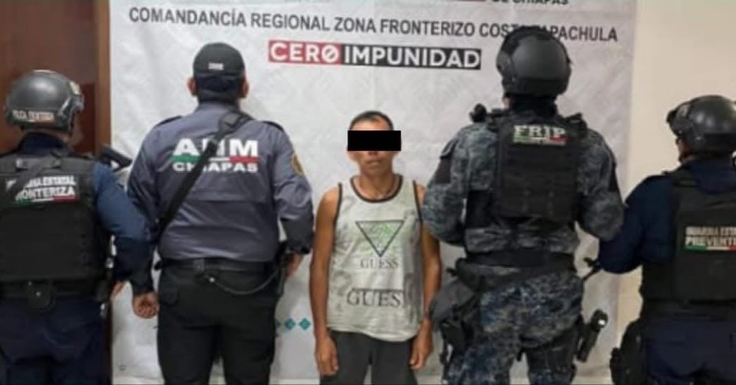 Por violencia familiar agravada, SSP y FGE aprehenden al presunto responsable