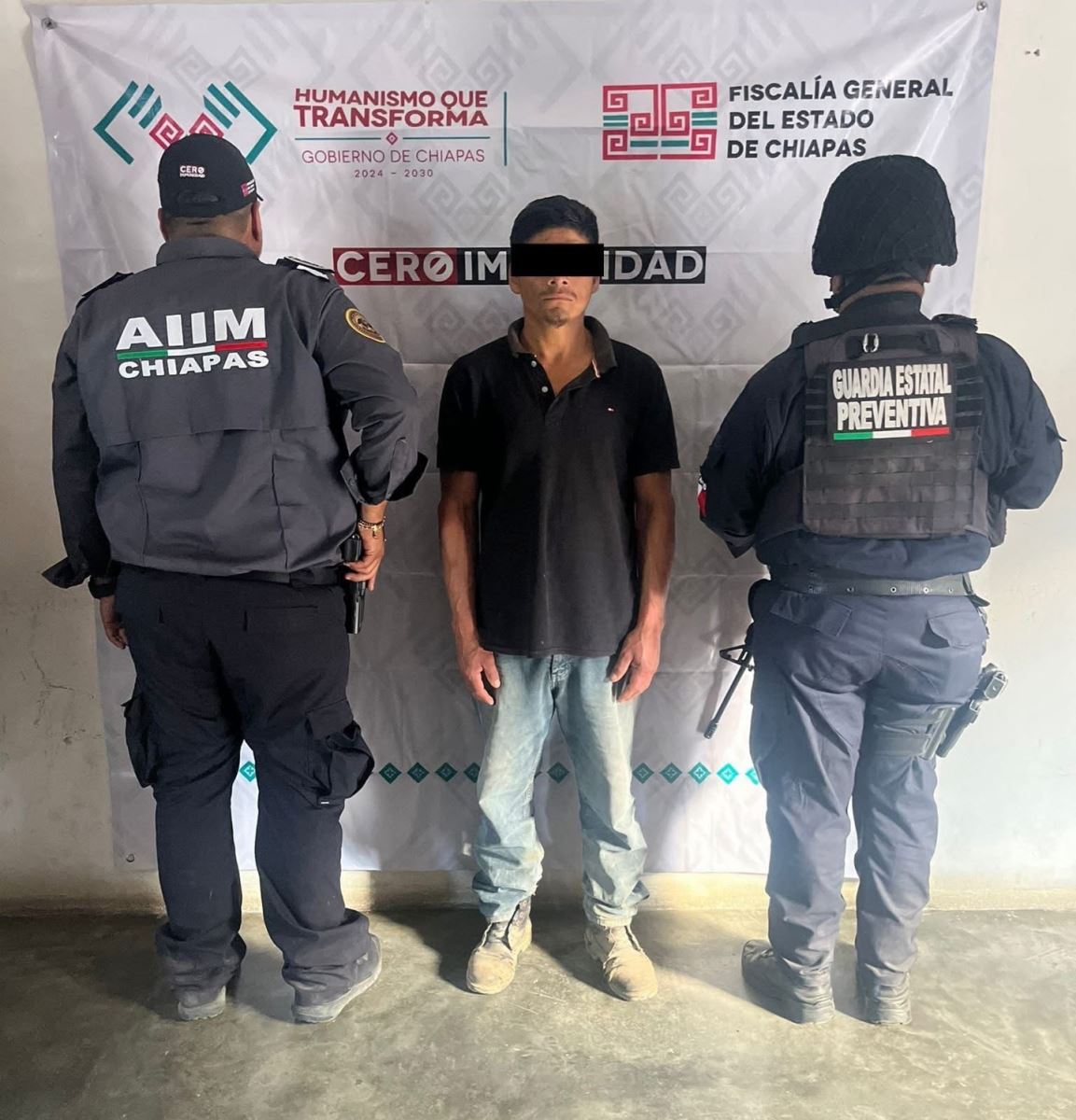 Por violencia familiar agravada, SSP y FGE aprehenden al presunto responsable