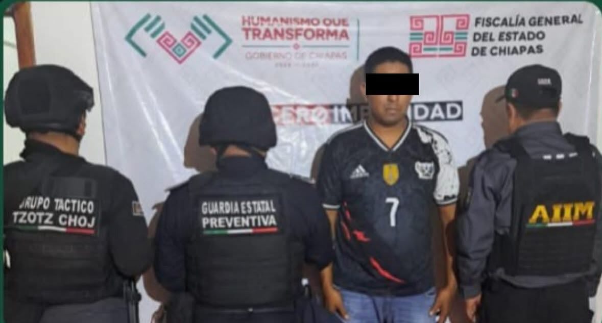 Por homicidio calificado en grado de tentativa, SSP y FGE aprehenden al presunto responsable