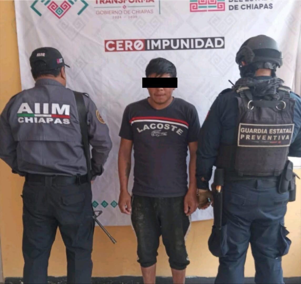 SSP y FGE aprehenden al presunto responsable de robo