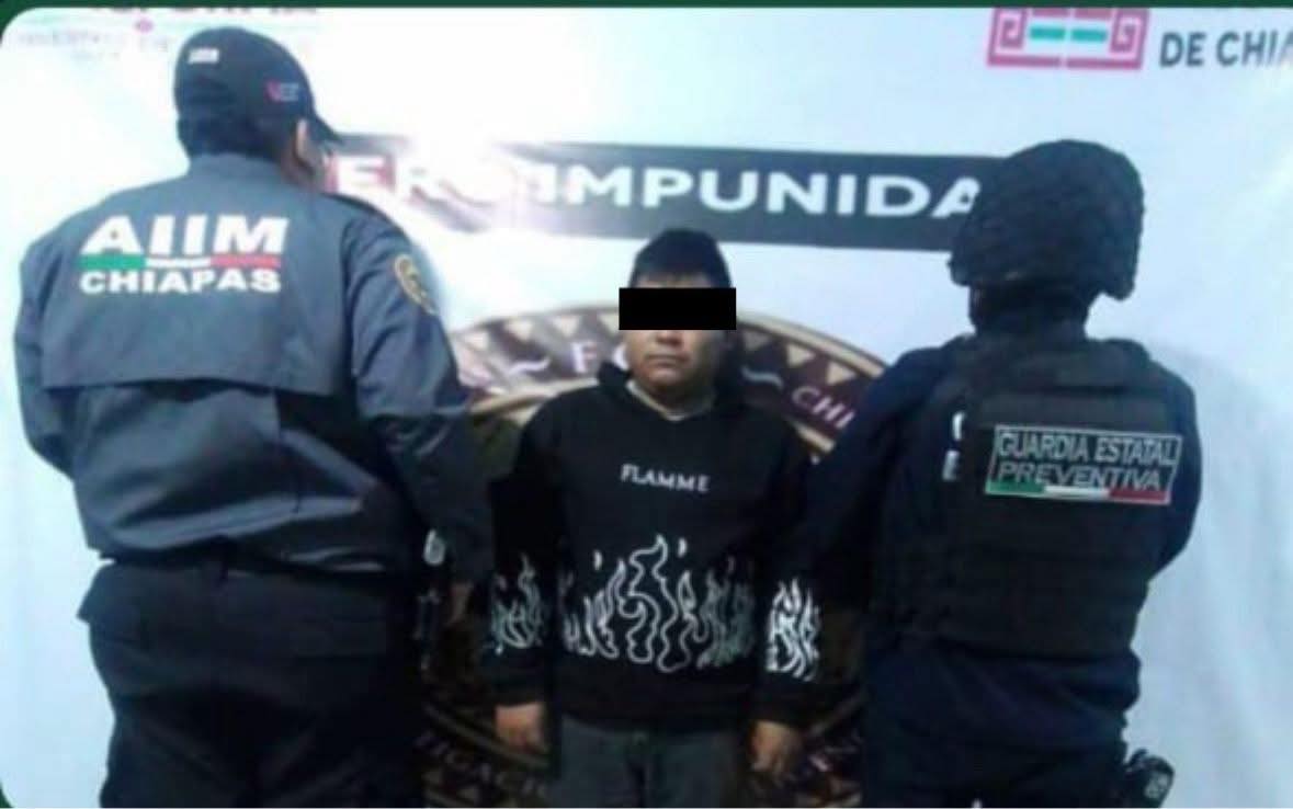 SSP y FGE aprehenden a presunto responsable de violencia familiar equiparada