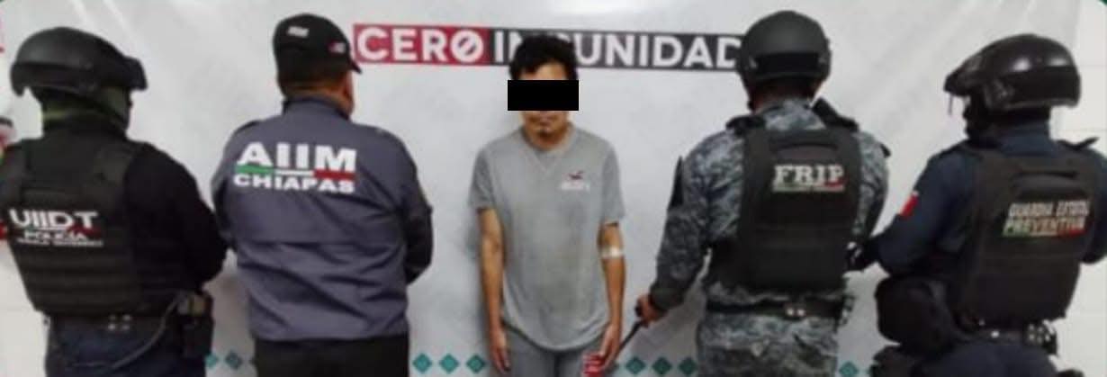 FRIP, GEP y AIIM aprehenden a presunto responsable de robo con violencia agravada