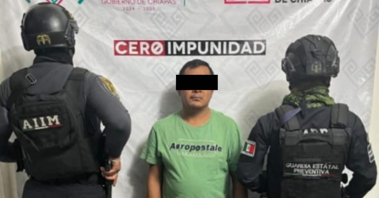 Por pederastia, SSP y FGE aprehenden al presunto responsable