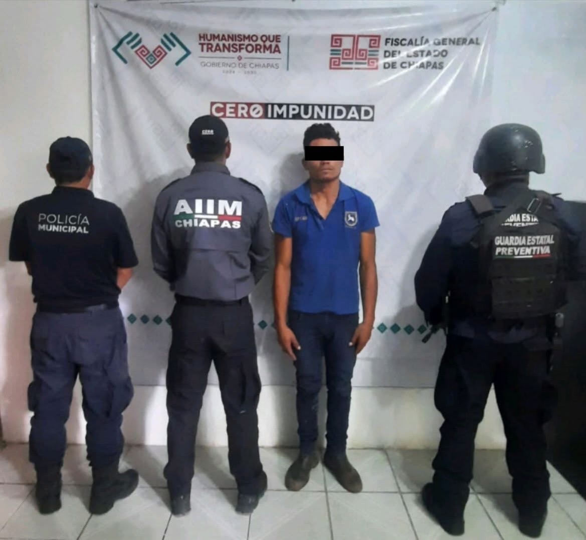 SSP y FGE aprehenden a presunto responsable de robo con violencia agravado