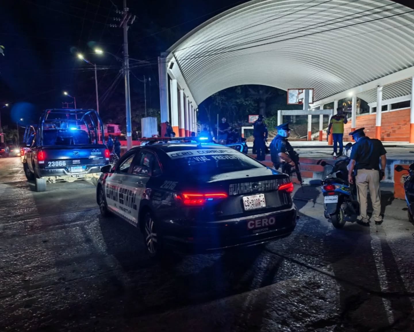 Guardia Vial Preventiva participa en operativo interinstitucional “Por un Reforma Seguro”
