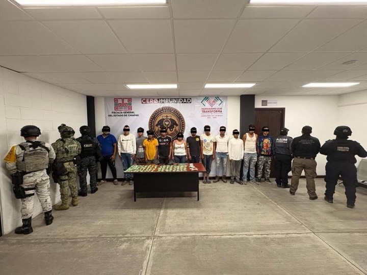 SSP y FGE logra la detención de presuntos responsables del delito contra la salud y los que resulten