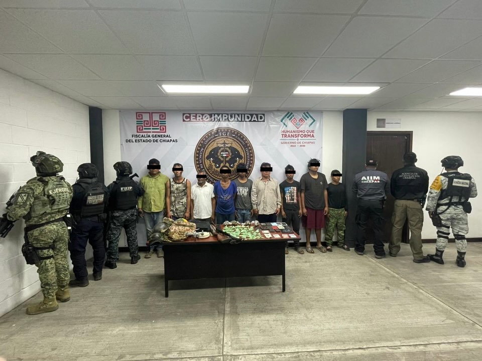 En coordinación interinstitucional detiene SSP a personas en Jiquipilas.