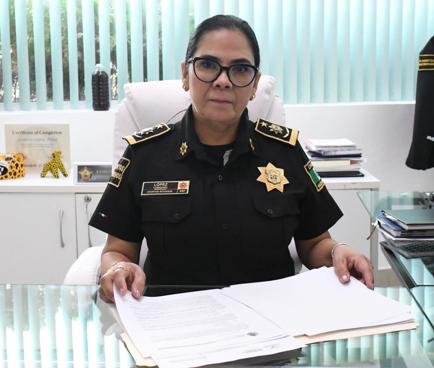 Unidad de Asuntos Internos de la SSP da seguimiento a expediente de investigación por actuar de servidora pública 