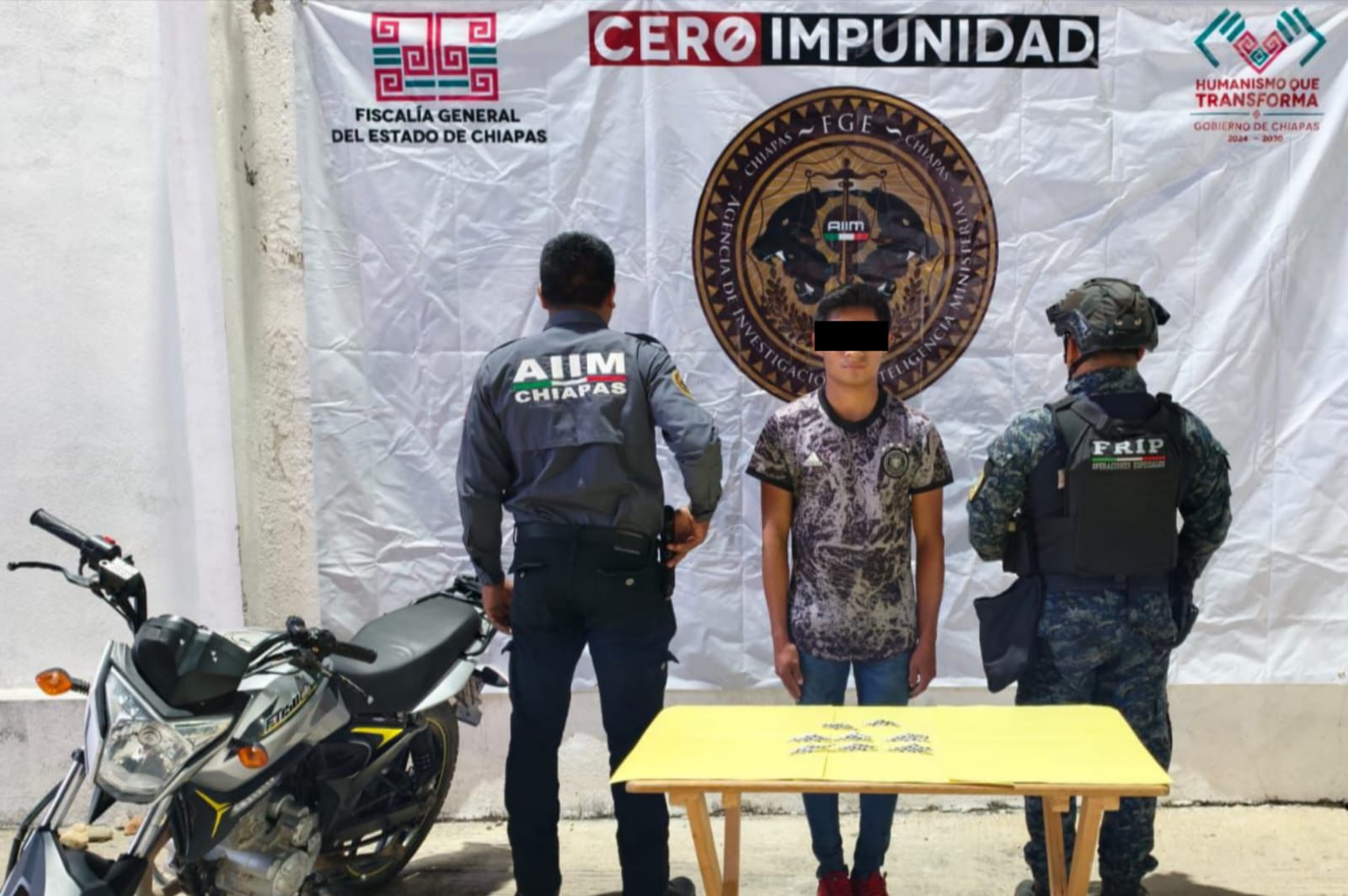SSP en tres acciones de seguridad aseguró presunto “cristal” y los presuntos responsables