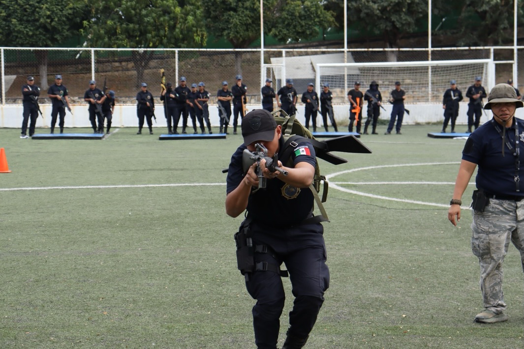 Imparte SSP clases prácticas a Cadetes de la USEPS