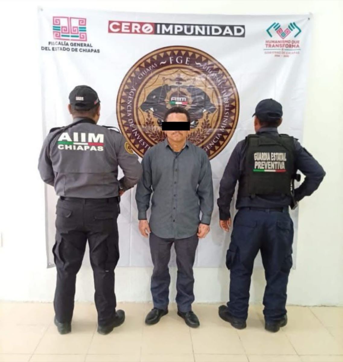 Por pederastia agravada, SSP y FGE aprehenden a presunto responsable