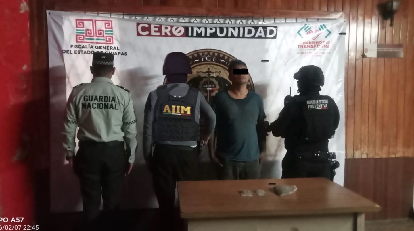 Detiene SSP a persona por delitos de desobediencia y resistencia de particulares 