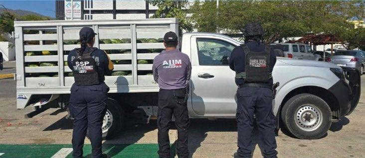Asegura SSP dos vehículos en Tuxtla Gutiérrez
