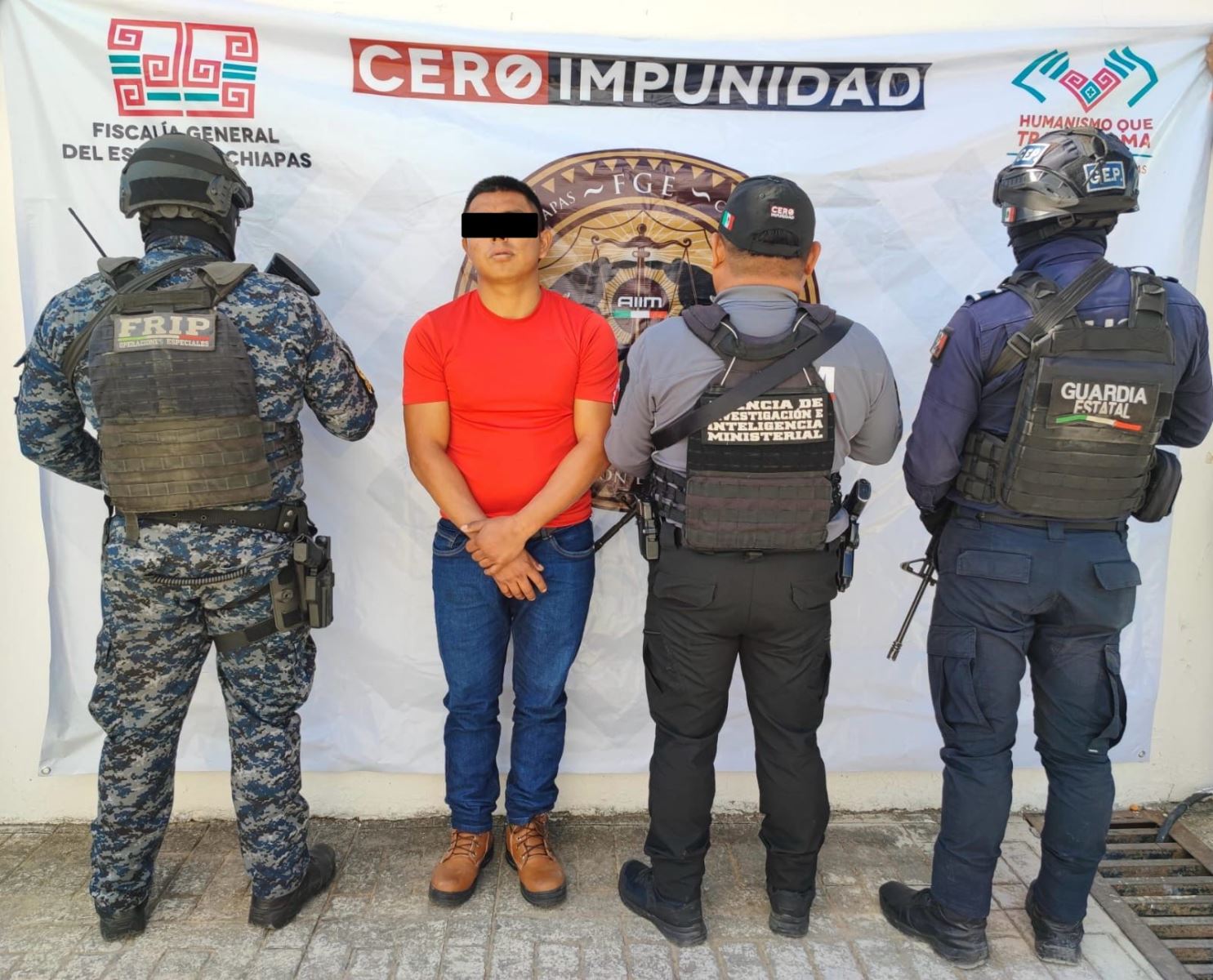 SSP y FGE aprehenden a presunto responsable de homicidio calificado y lesiones calificadas