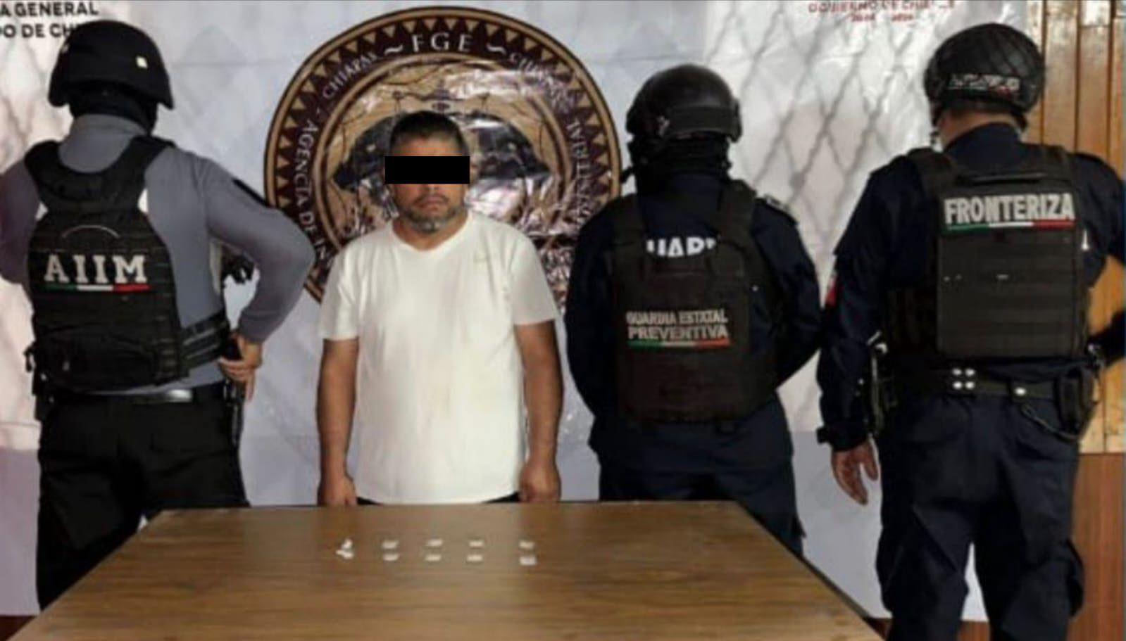 SSP detiene a presunto narcomenudista en Tuxtla Chico
