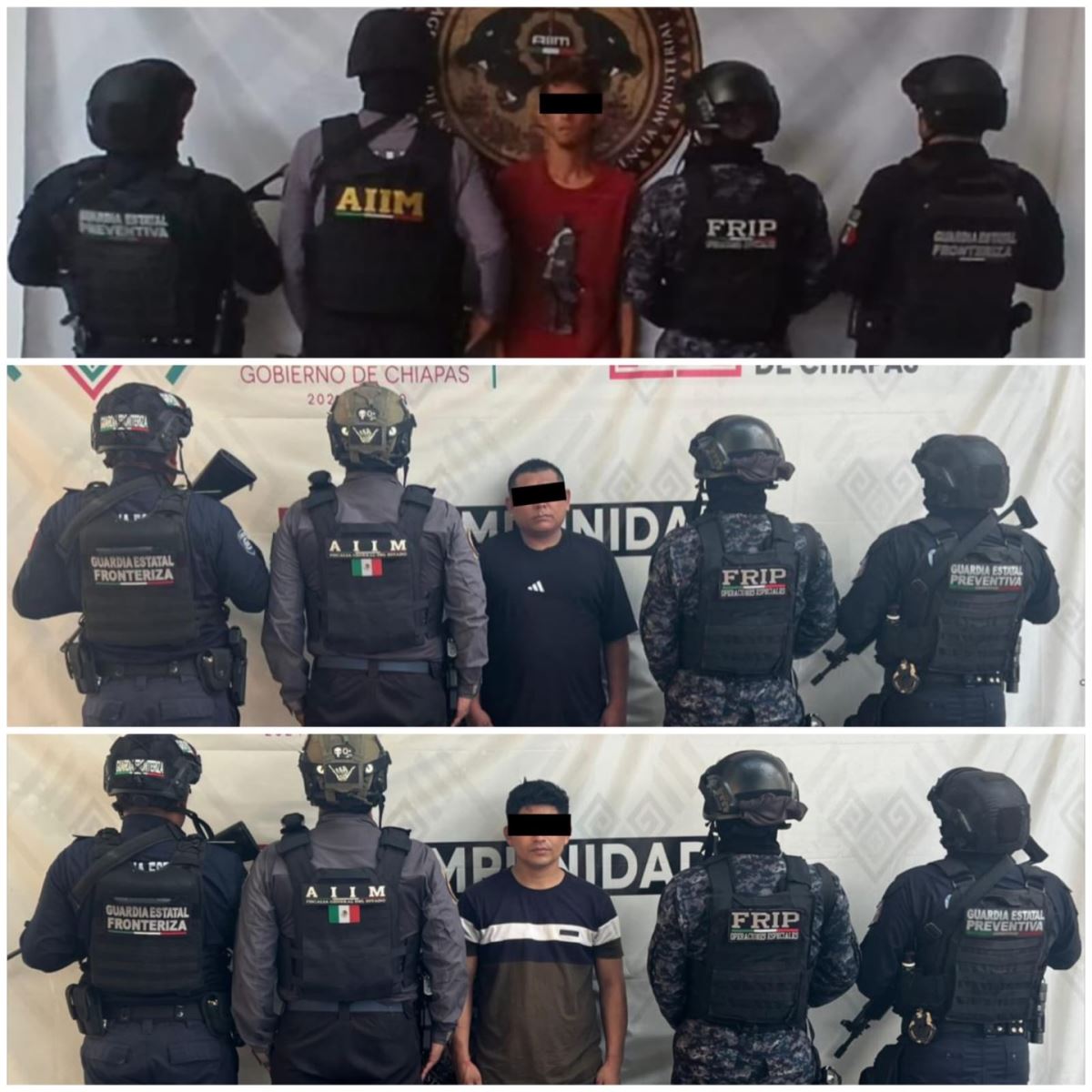 En tres acciones SSP aseguró presunto cristal y marihuana en Tapachula