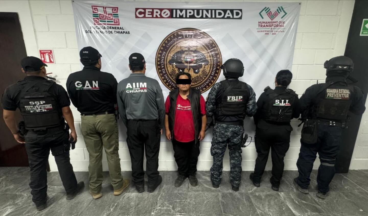 Grupo de Atención al Narcomenudeo detiene a masculino con presunto narcótico