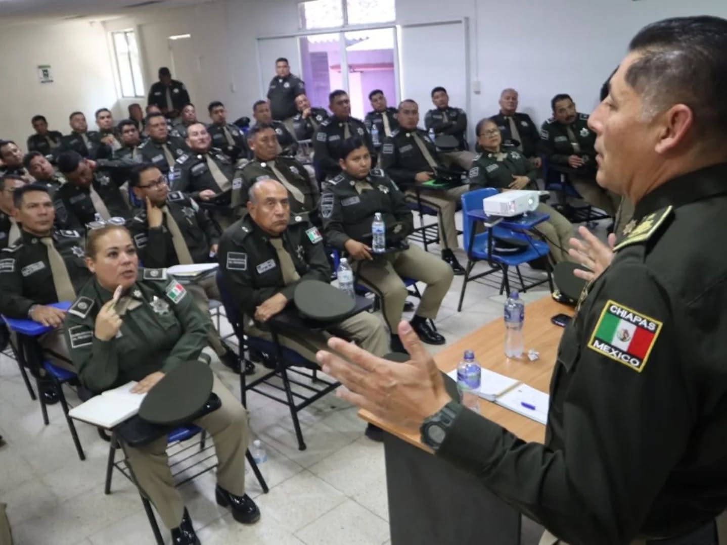 Guardia Estatal Vial Preventiva realiza revista administrativa a delegados