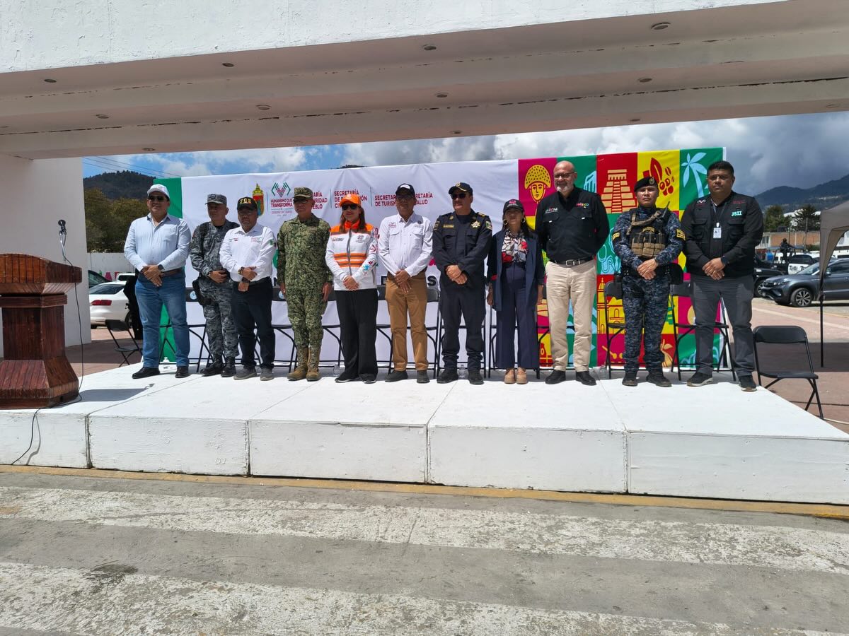 Inicia SSP con operativo “Semana Santa Seguro 2026”  y “ Feria de la Primavera y de la Paz” en SCLC