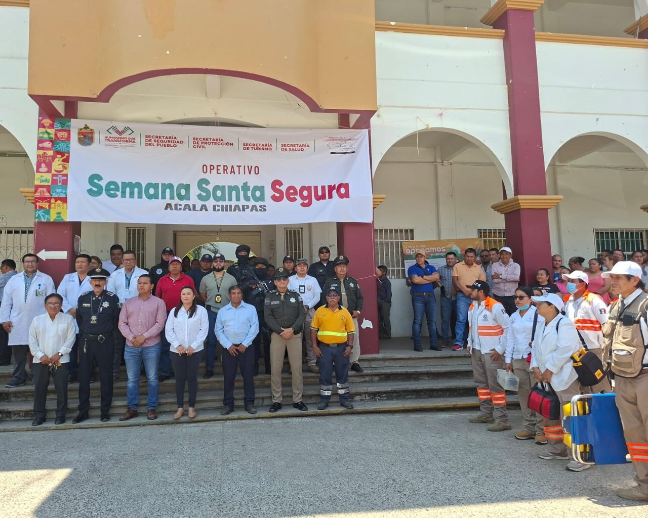 SSP realiza operativo de banderazo “Semana Santa” en Acala