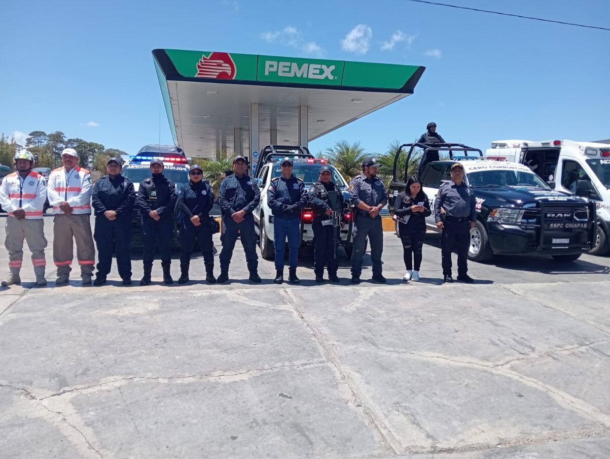 SSP participa en banderazo de inicio del Operativo “Semana Santa Segura 2026” en La Trinitaria